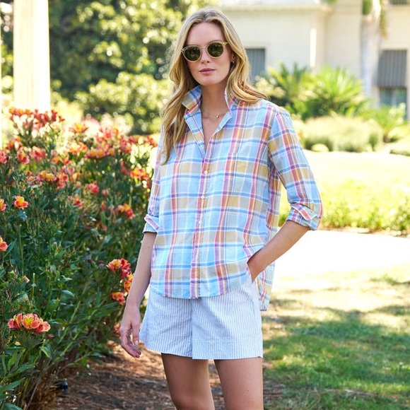 Frank & Eileen Lightweight Plaid Paul Button Up Shirt - Picture 1 of 8